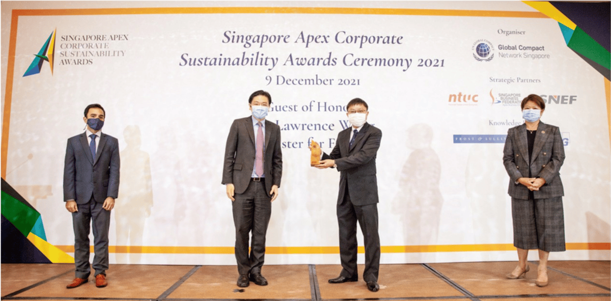 SK Tes Wins Prestigious Sustainability Award