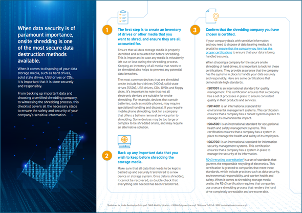 16 Key FAQs about onsite hard drive shredding