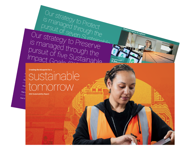 Sustainability Report 2024 - SK Tes Mockup