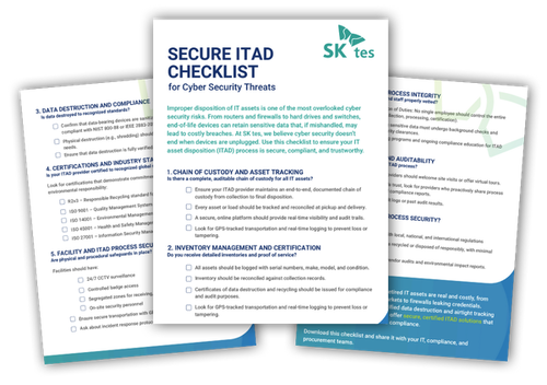 Secure ITAD Checklist for Cyber Security - SK Tes