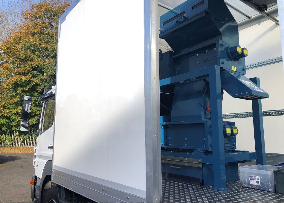 On Site Shredding Services - Mobile Shredding Trucks SK Tes