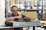 Operator removes memory from servers ready for refurbishment