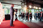 Dr Kerstin Lichtenvort speaks to invited guests Thumbnail