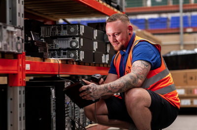 Secure handling and registration of corporate IT equipment for ITAD at SK Tes