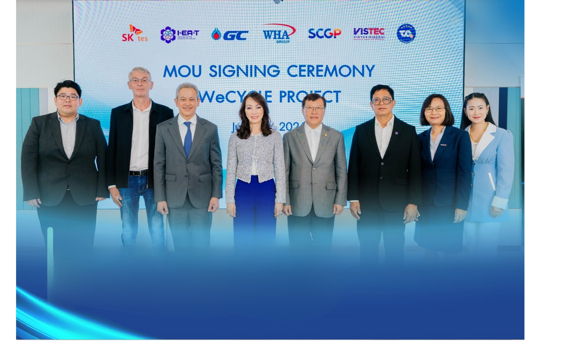 SK Tes Thailand Joins WHA WeCYCLE Circular Economy Project