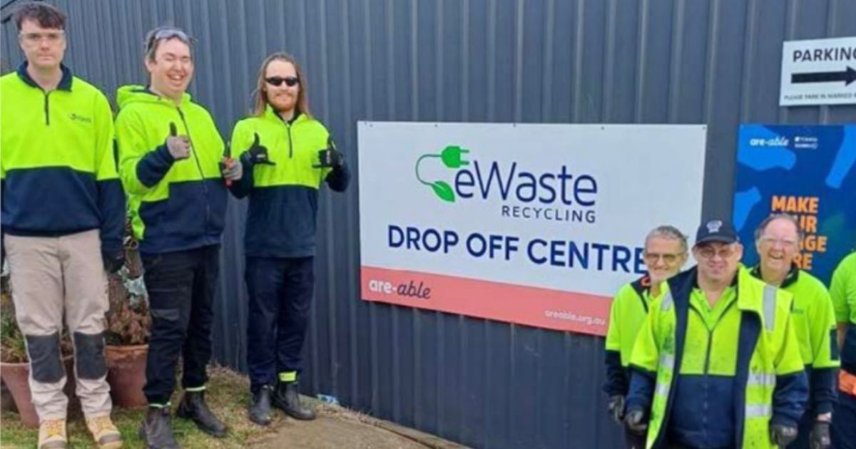 LEAP grant program - Are-Able e waste recycling