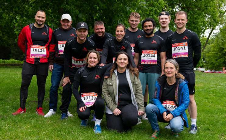 SK Tes Germany team on their first ever company run